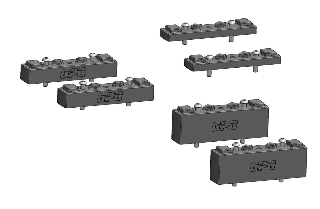 GPC-Offorad - Distanz/Adapterstücke (10/20/40mm) für RHINO-RACK™  RLT600 Füße´ (2 Stück)