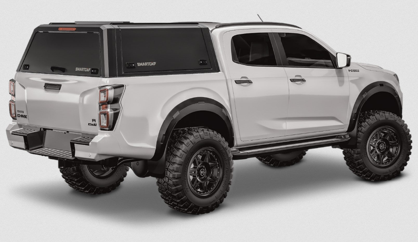 RSI EVO Defender Edelstahl Hardtop - Isuzu Dmax (2022+) - Schwarz Matt - GPC-Offroad