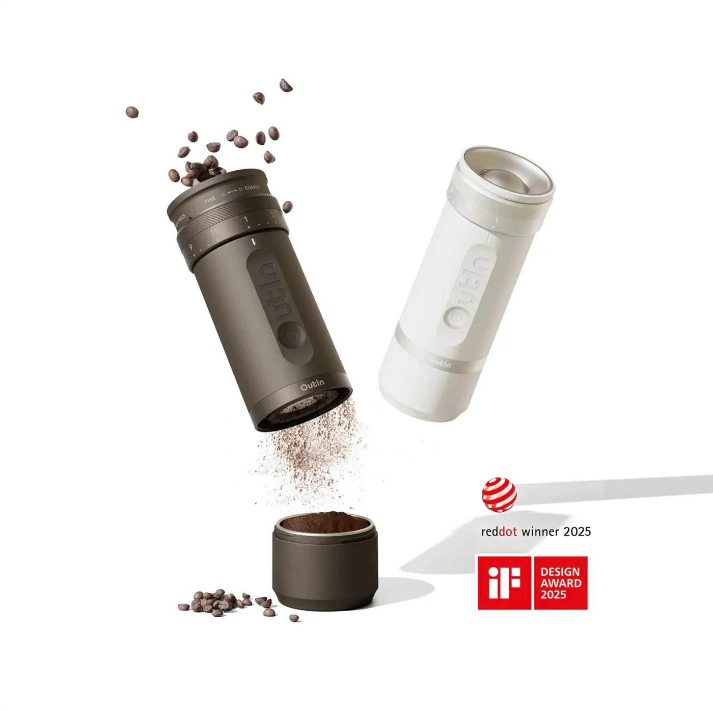 OutIn - Fino - Tragbare Kaffeemühle - Tundrabraun