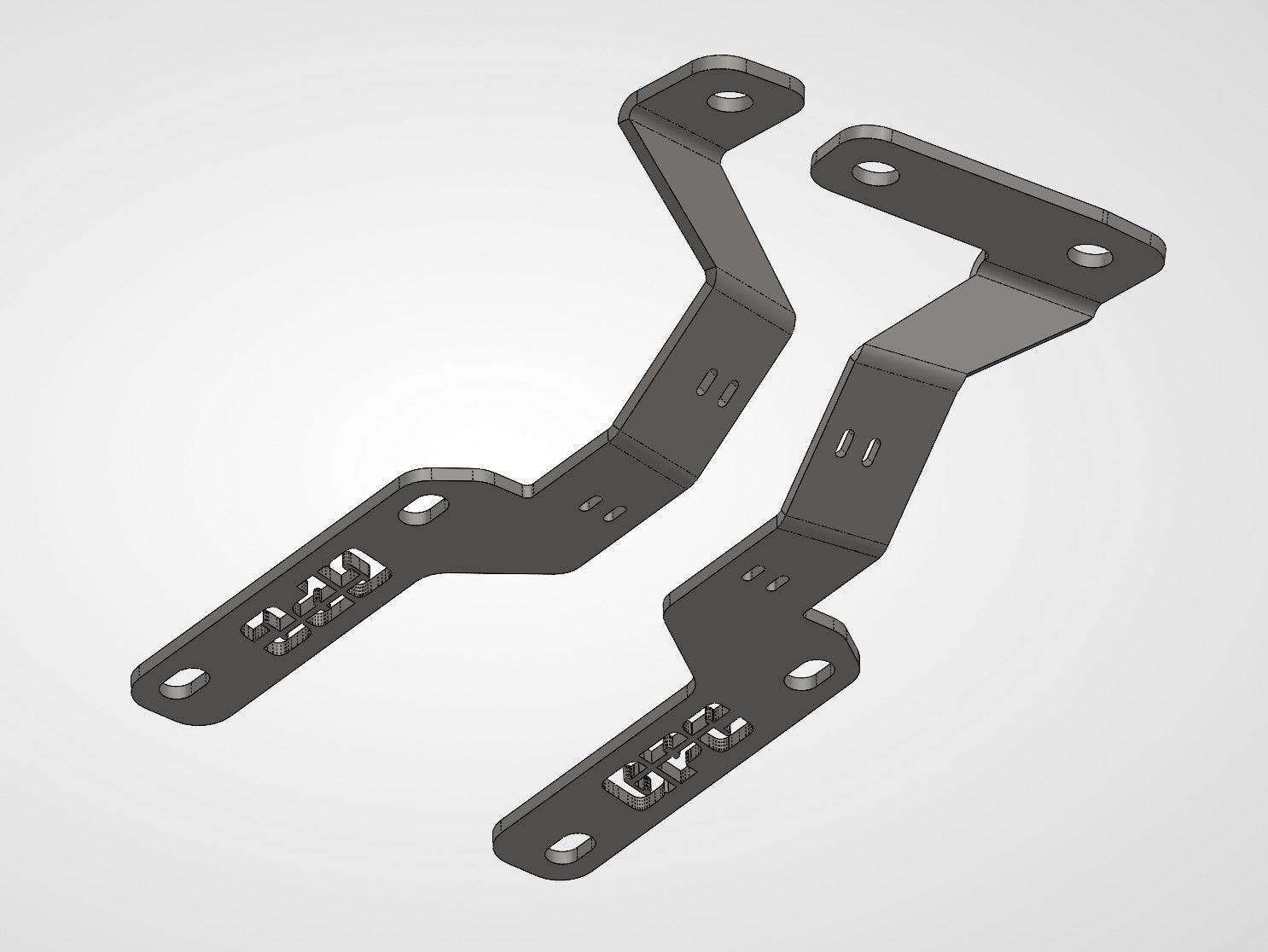 GPC bonnet holder for LED spots - VW Amarok (from 2010-2022)