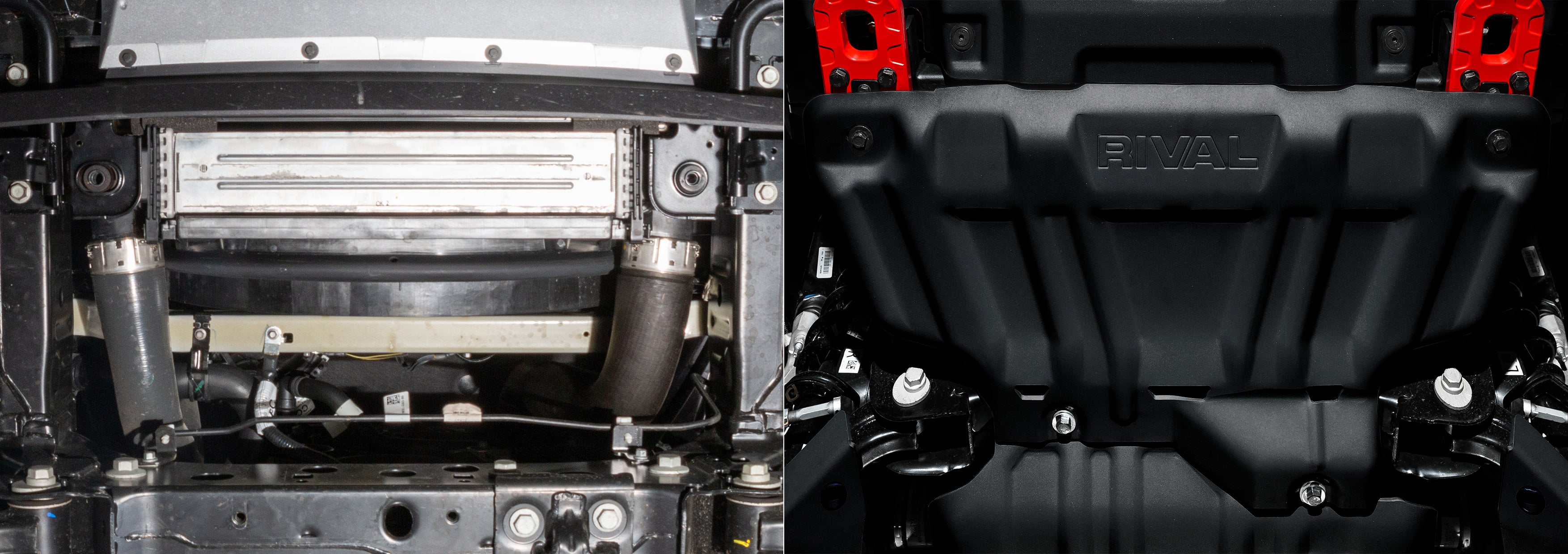 RIVAL4x4 Protection de radiateur pour Ford Ranger / VW Amarok (Next-Gen, PX4, à partir de 2022-)