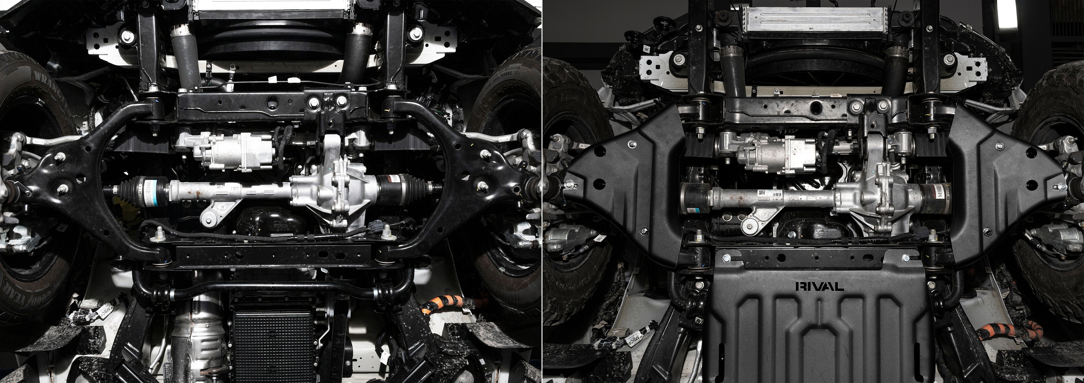 RIVAL4x4 underrun protection complete for Ford Ranger (Next-Gen, PX4 from 2022-)