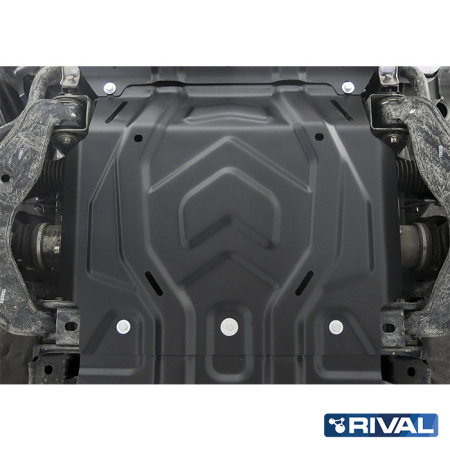 RIVAL4x4 Motor Unterfahrschutz Fiat Fullback 2016-2020; Mitsubishi L200 2015-2019; 2018-2023; Pajero Sport 2016-2021; 2021-; 2,4 l. / Dieselkraftstoff; 3 l. / Benzin