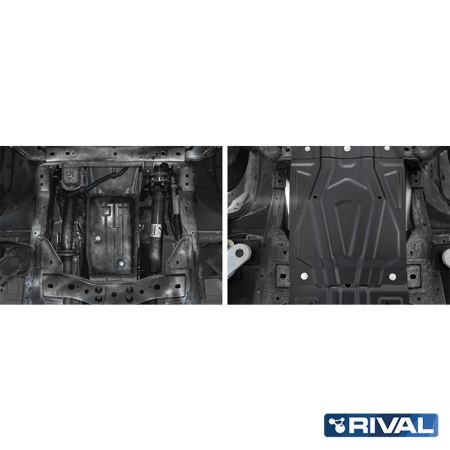 RIVAL4x4 Unterfahrschutz Getriebe Mitsubishi L200 2006-2014; 2013-2015; 2015-2019; 2018-2023;