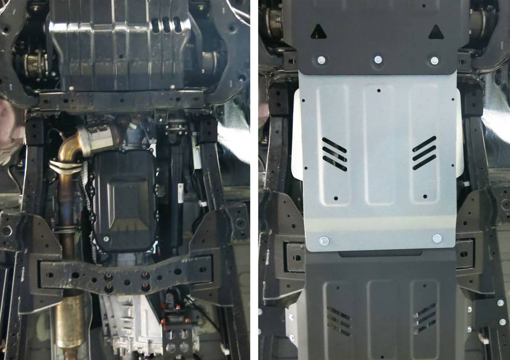 RIVAL4x4 Unterfahrschutz komplett für Mitsubishi Pajero Sport & L200/Triton KL & Fiat Fullback (ab 2015-)