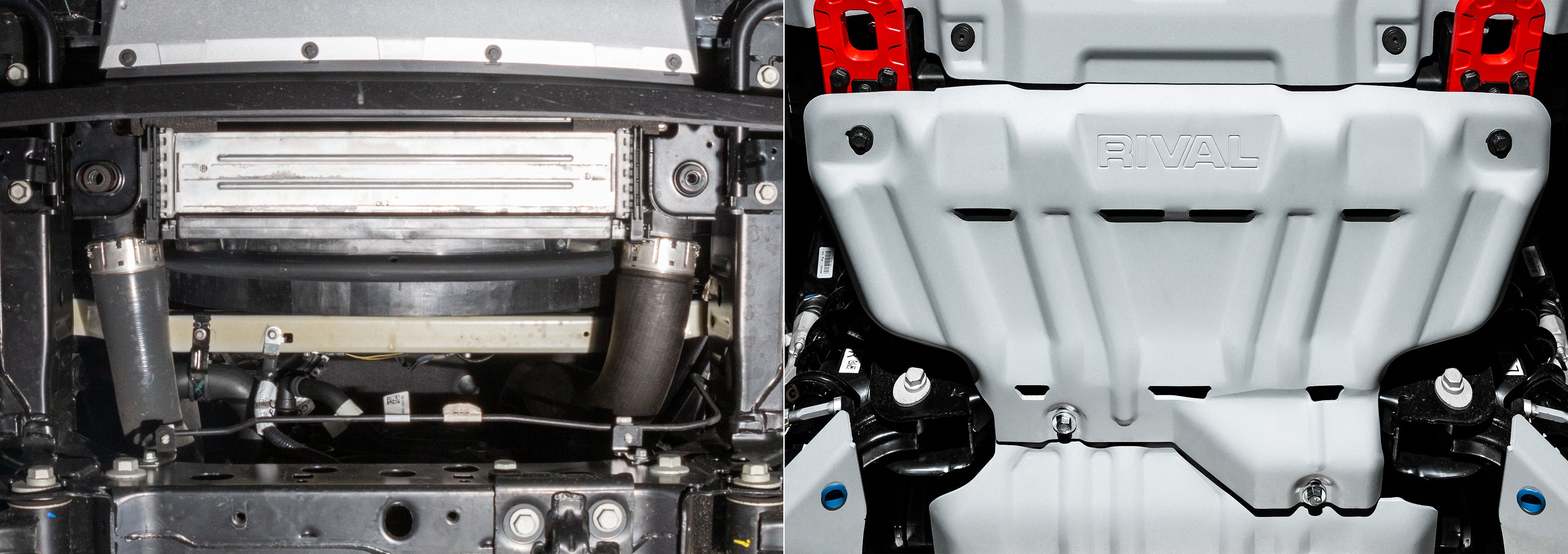 RIVAL4x4 Protection de radiateur pour Ford Ranger / VW Amarok (Next-Gen, PX4, à partir de 2022-)