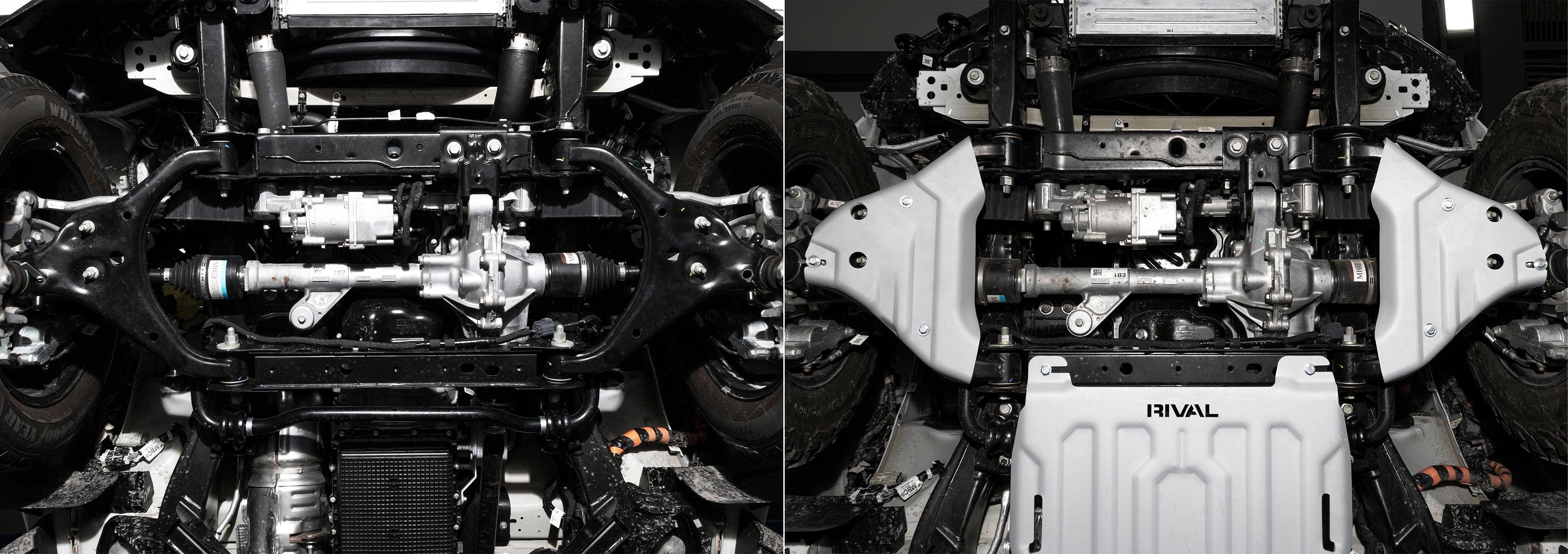 RIVAL4x4 underrun protection complete for Ford Ranger (Next-Gen, PX4 from 2022-)