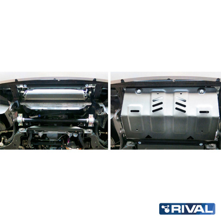 RIVAL4x4 Kühler Unterfahrschutz Fiat Fullback 2016-2020; Mitsubishi L200 2015-2019; 2018-2023; Pajero Sport 2016-2021; 2021-; 2,4 l. / Dieselkraftstoff; 3 l. / Benzin