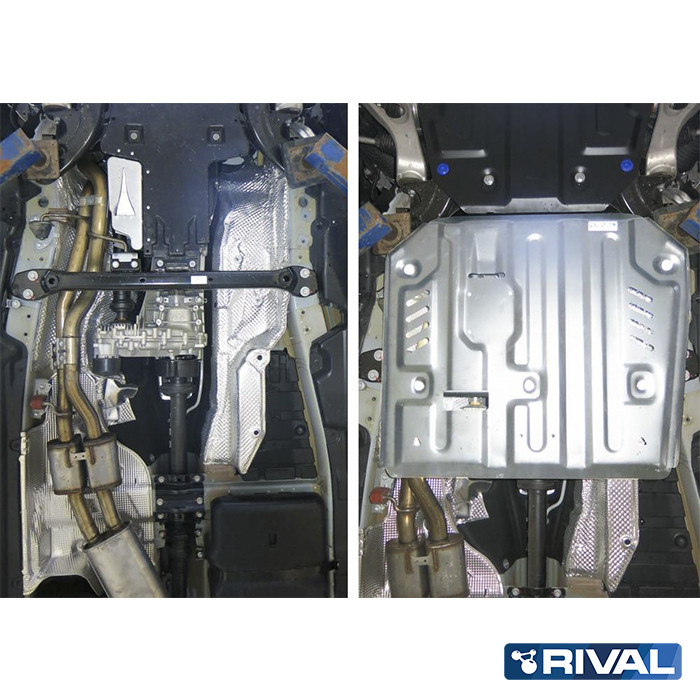 RIVAL4x4 transfer case guard for VW Touareg Gen I / II (2003-2018)