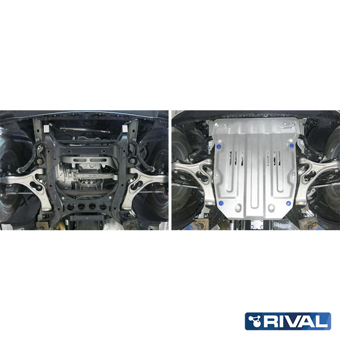 RIVAL4x4 engine guard for VW Touareg Gen I / II (2003-2018)