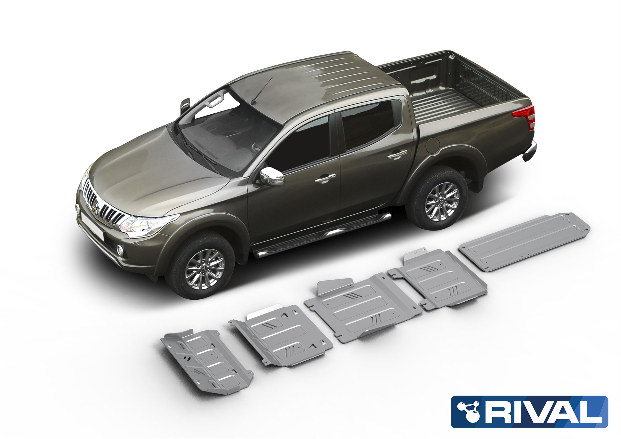 RIVAL4x4 underrun protection complete for Mitsubishi L200/Triton KL (2.2D &amp; 2.4D)