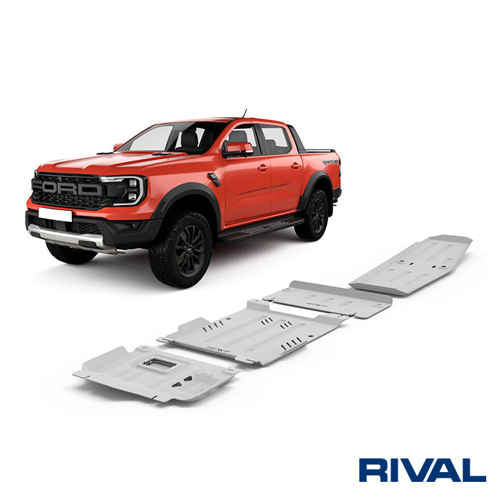 RIVAL4x4 underrun protection complete for Ford Ranger RAPTOR (Next-Gen, PX4 from 2022-)