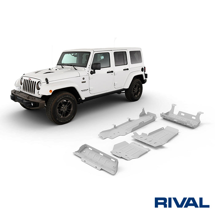 RIVAL4x4 Alu Unterfahrschutzset für Jeep Wrangler JK