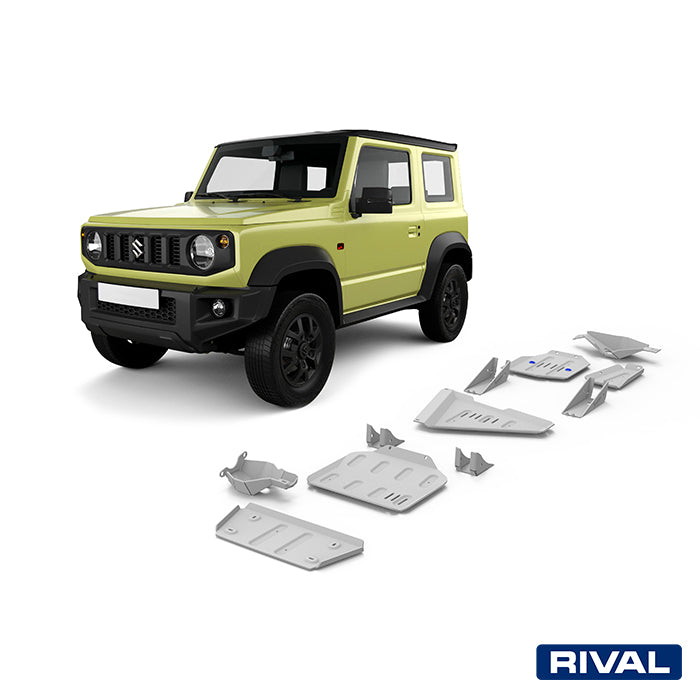 RIVAL4x4 Unterfahrschutz Set - Suzuki Jimny (ab 2018-) - 7 Teilig - GPC-Offroad