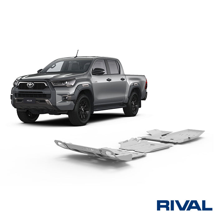 RIVAL4x4 Unterfahrschutz komplett für Toyota Hilux Revo 2015- (2,4TD; 2,8TD) - GPC-Offroad