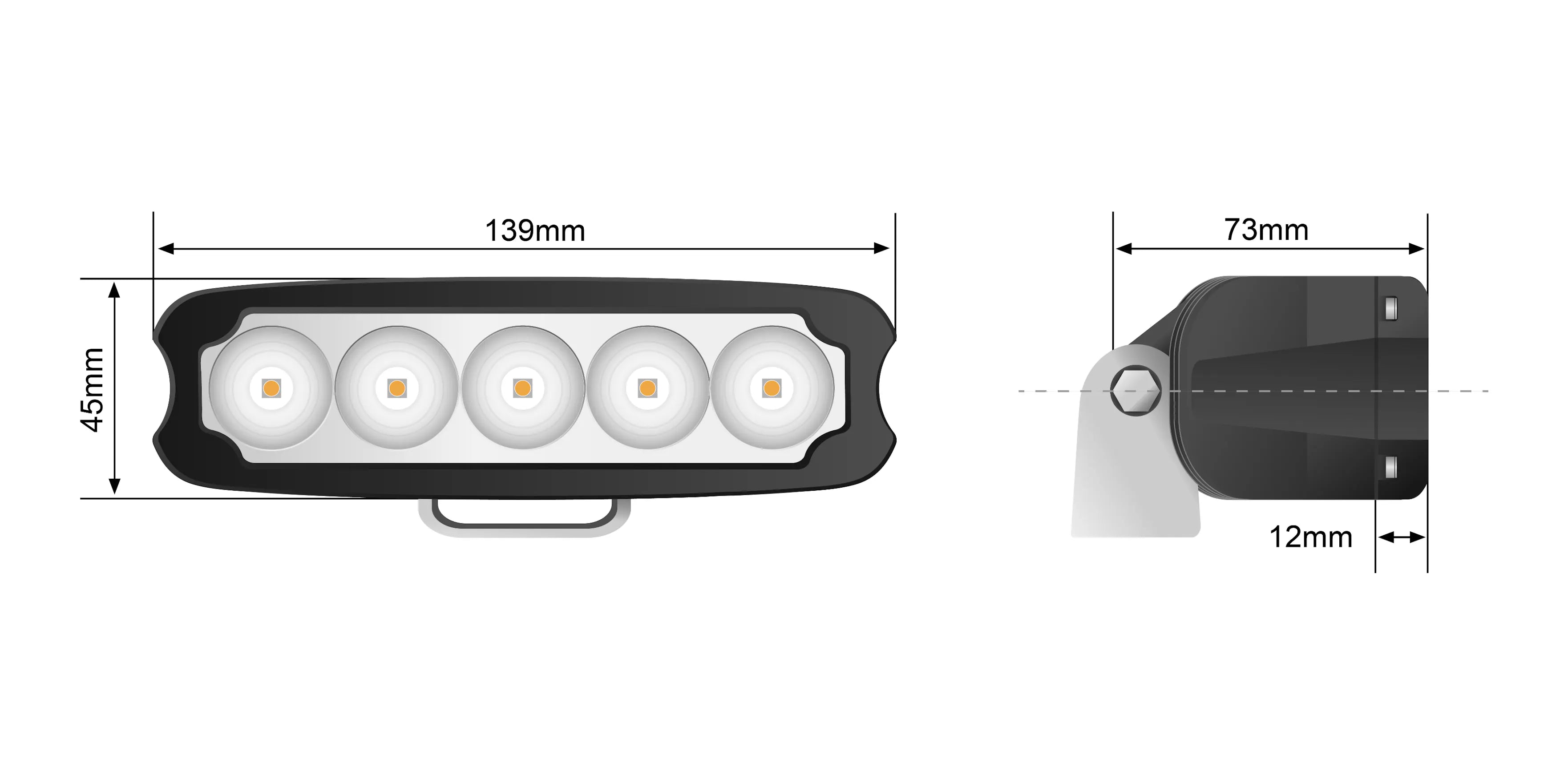 STEDI 25W Low Profile LED Work Light