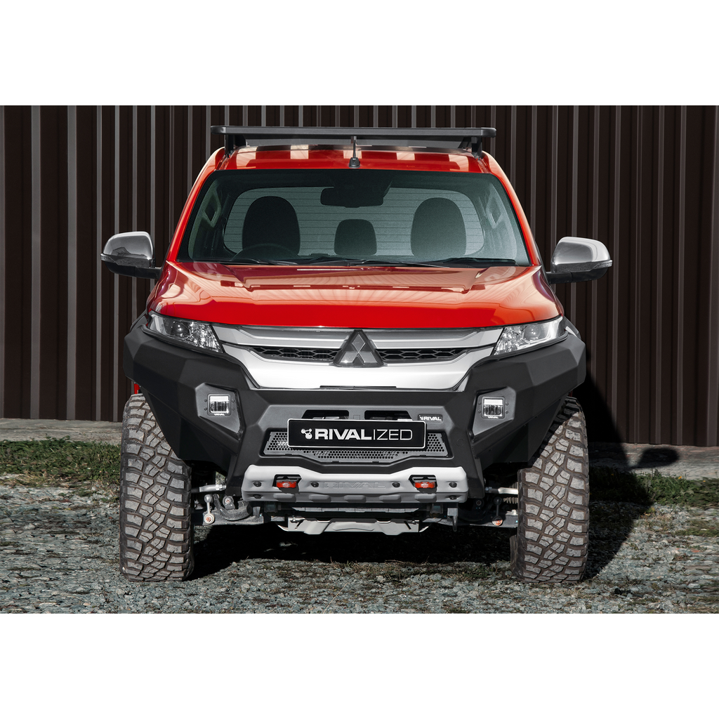 RIVAL Stoßstange mit RUNVA 11Expedition und Nebelscheinwerfer für Mitsubishi L200 2018-2023
