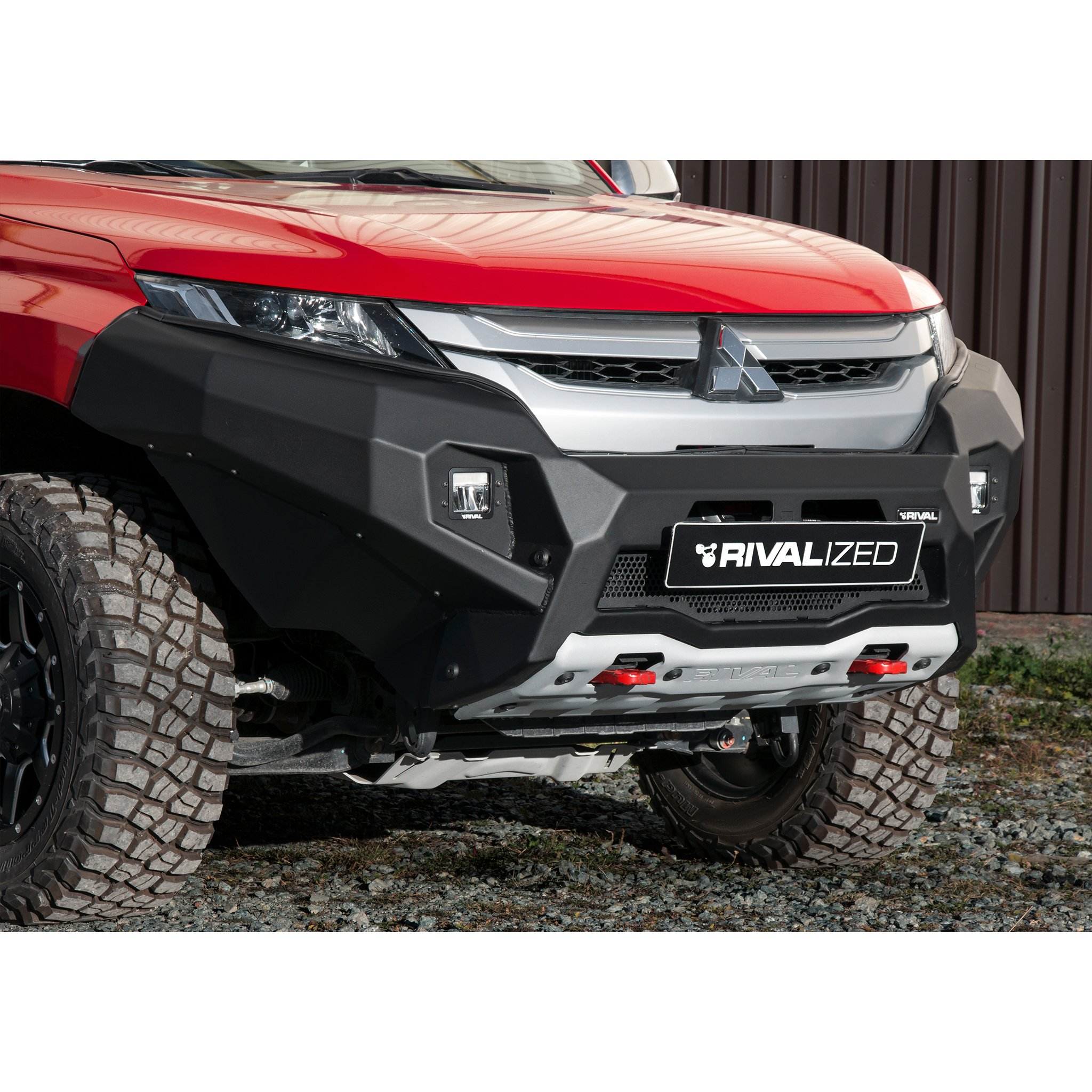 RIVAL Stoßstange mit RUNVA 11Expedition und Nebelscheinwerfer für Mitsubishi L200 2018-2023 - GPC-Offroad