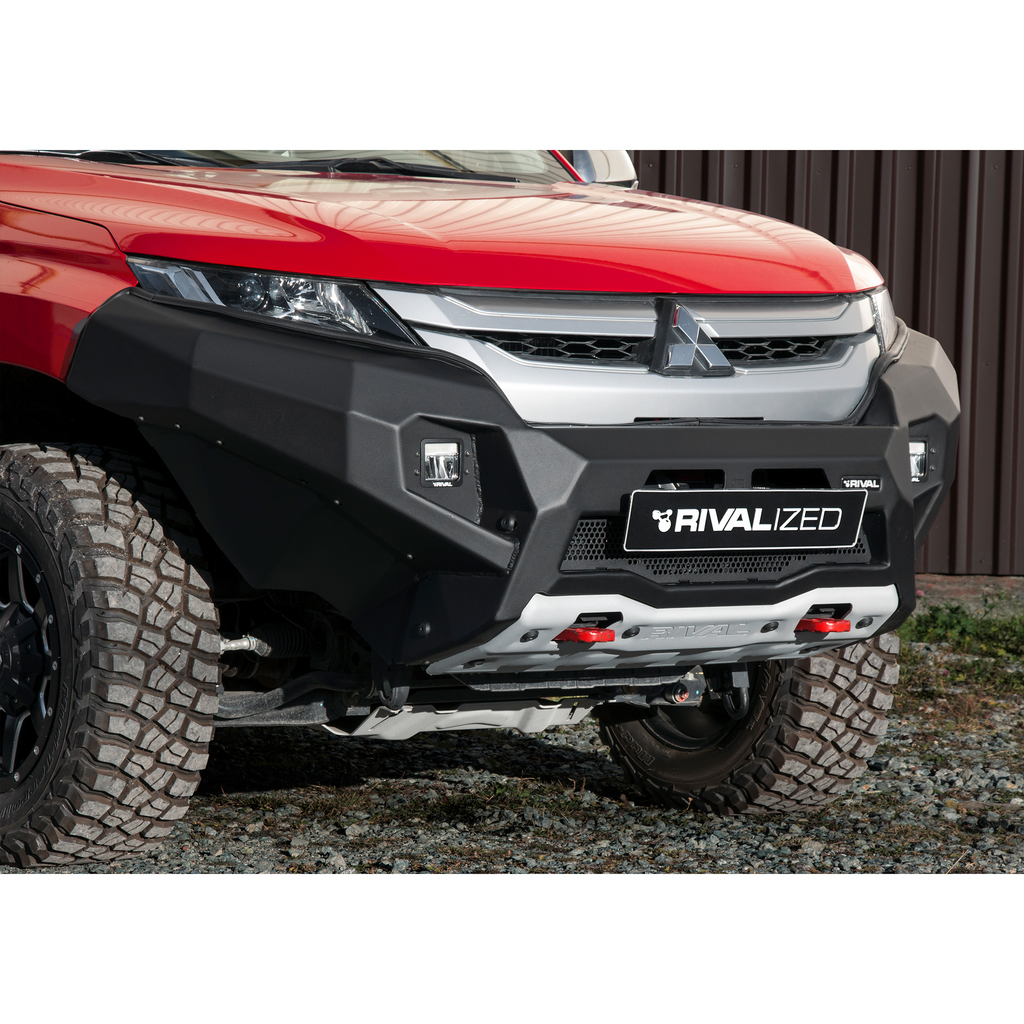 RIVAL Stoßstange mit RUNVA 11Expedition und Nebelscheinwerfer für Mitsubishi L200 2018-2023