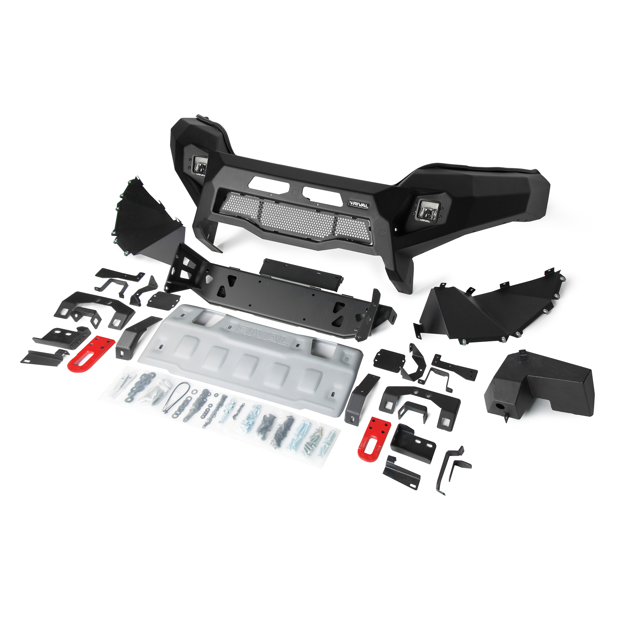 RIVAL Stoßstange mit RUNVA 11Expedition und Nebelscheinwerfer für Mitsubishi L200 2018-2023 - GPC-Offroad