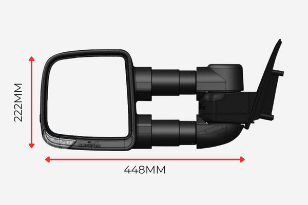 ClearView Rückspiegel Heavy Duty Toyota Hilux N90 (ab 2025+) - COMPACT
