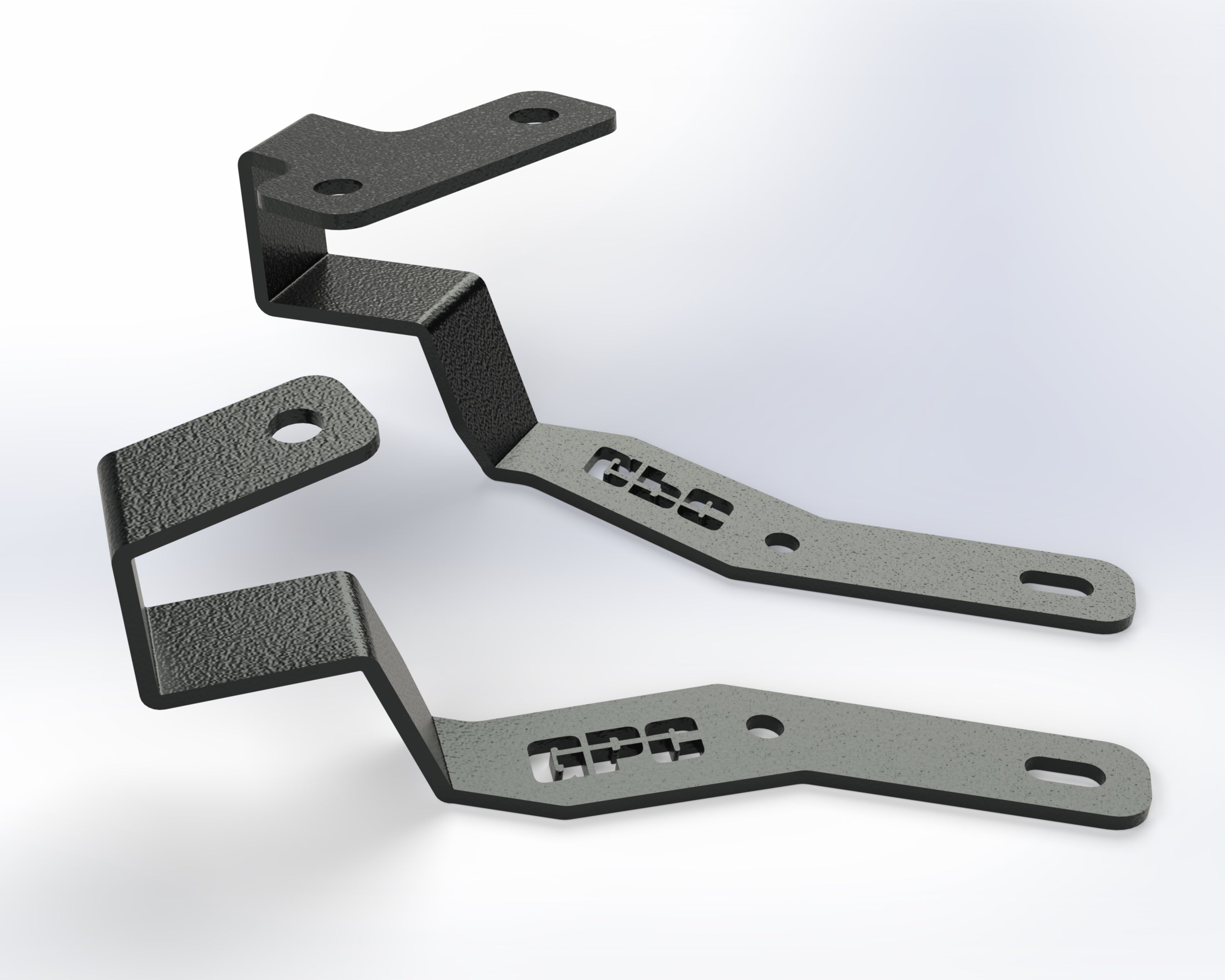 GPC bonnet bracket for LED spots - Nissan Navara D23 / NP300