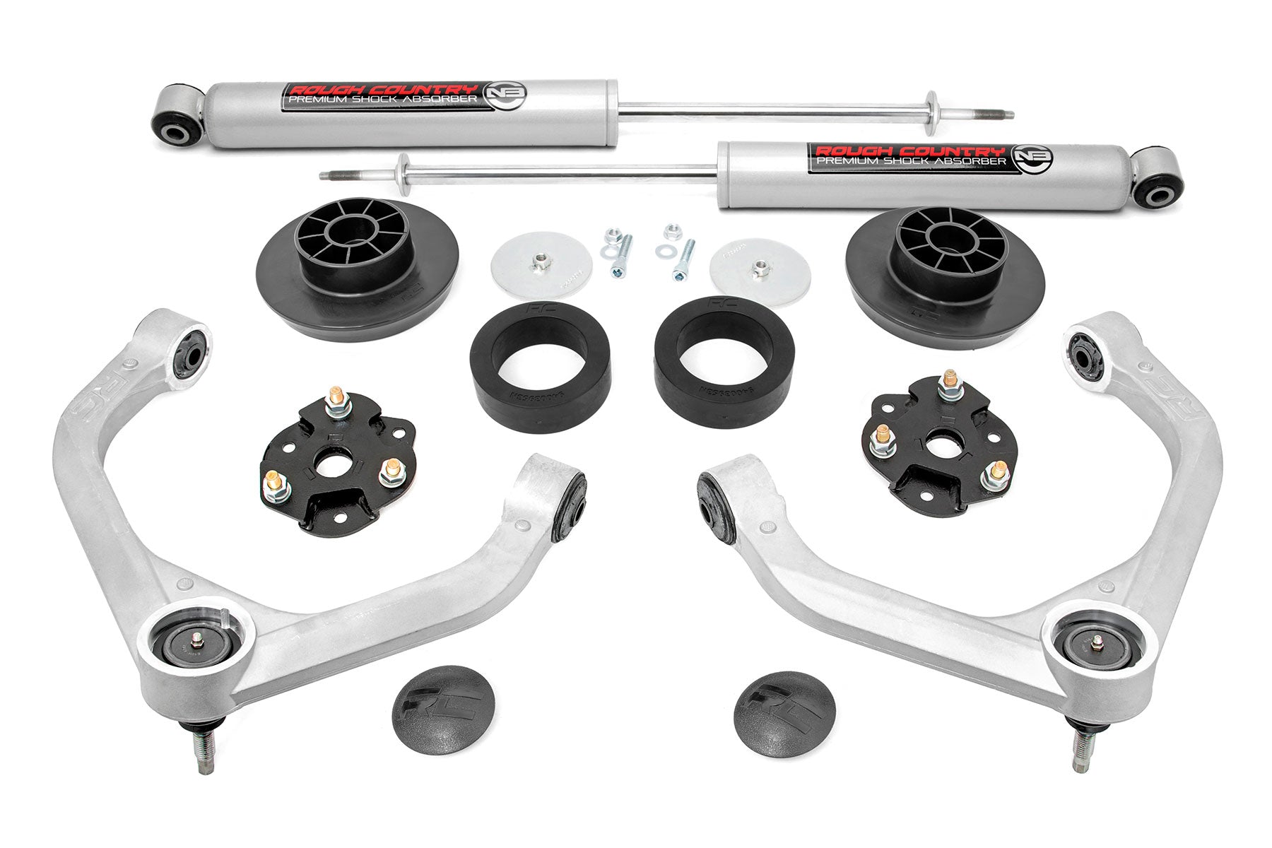 Rough Country 3,5 Zoll RCX Lift Kit für Dodge/RAM 1500 (ab 2019-) - Inkl. TÜV