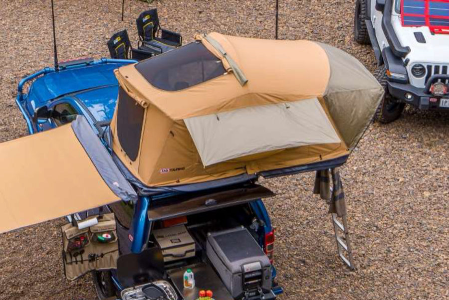 ARB Dachzelt "Flinders" 2400 X 1400 mm, Inkl. Abnehmbarer Leiter - GPC-Offroad