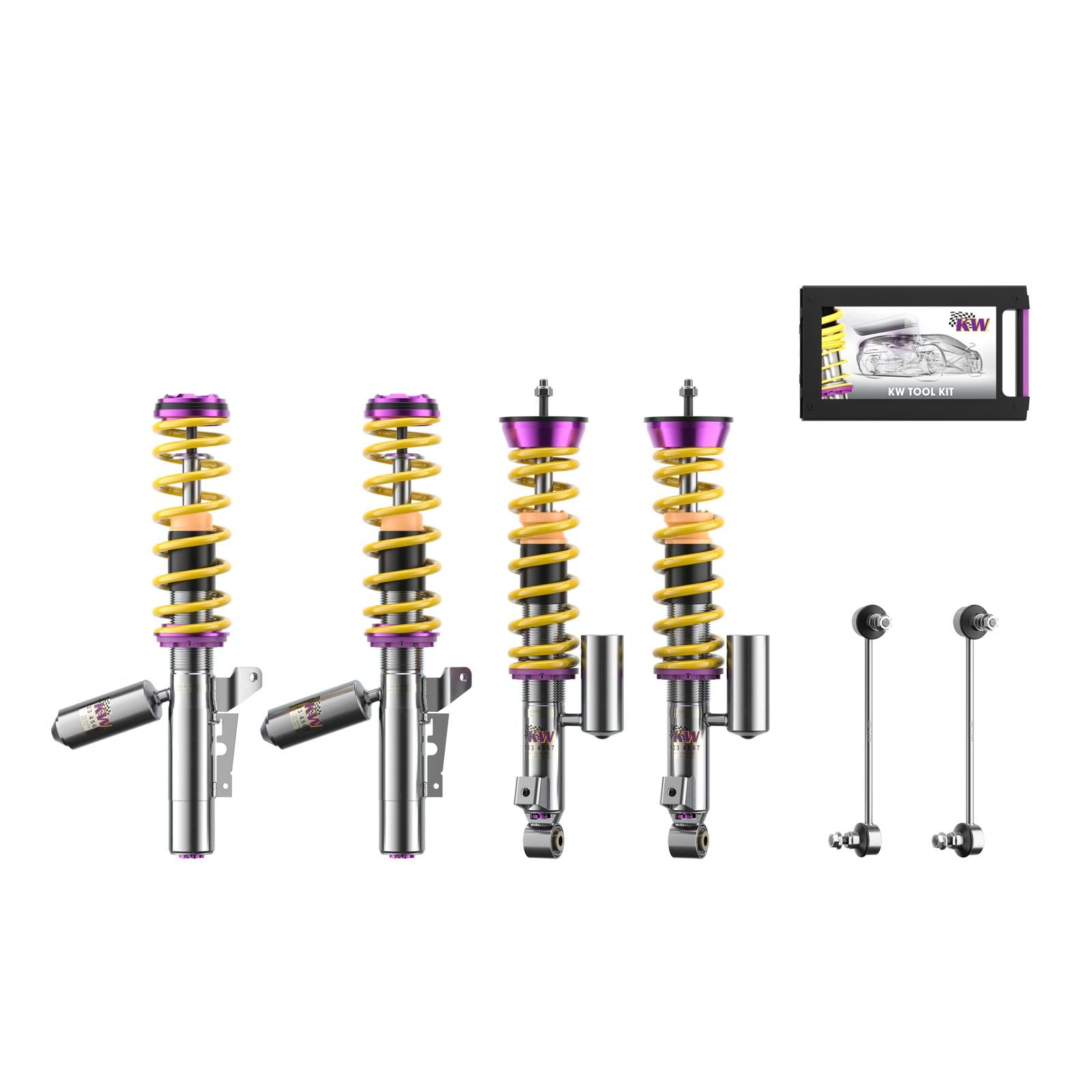 KW Suspensions - V3 Safari Höherlegungsfahrwerk (Stufenlos einstellbar) - Porsche 911 (996) - GPC-Offroad