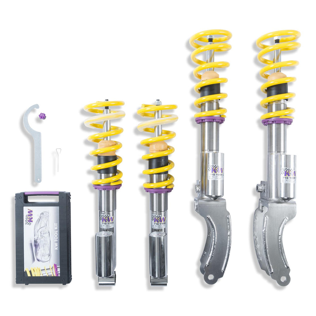 KW Suspensions - V3 Höherlegungsfahrwerk (Stufenlos einstellbar) - VW Touareg (7L) & Porsche Cayenne (9PA)