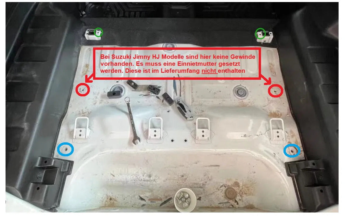 Abdeckung Outback Schublade seitlich Suzuki Jimny ab 18, inkl. Montagekit - GPC-Offroad