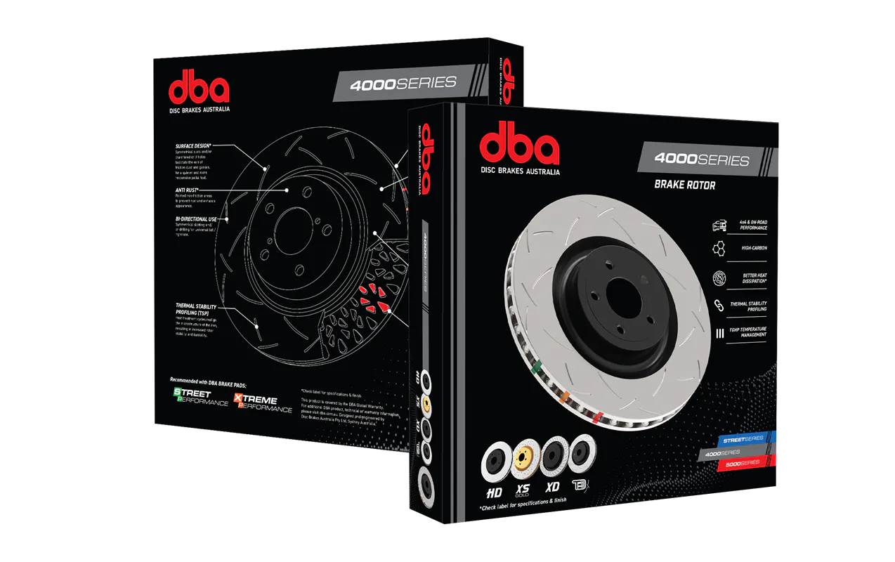 DBA Performance Brakes - Ford Ranger 2.0, 2.2 & 3.2TDCI4WD (2011-2022) - 4000 Serie Bremsscheiben Set - T3 (Vorne)