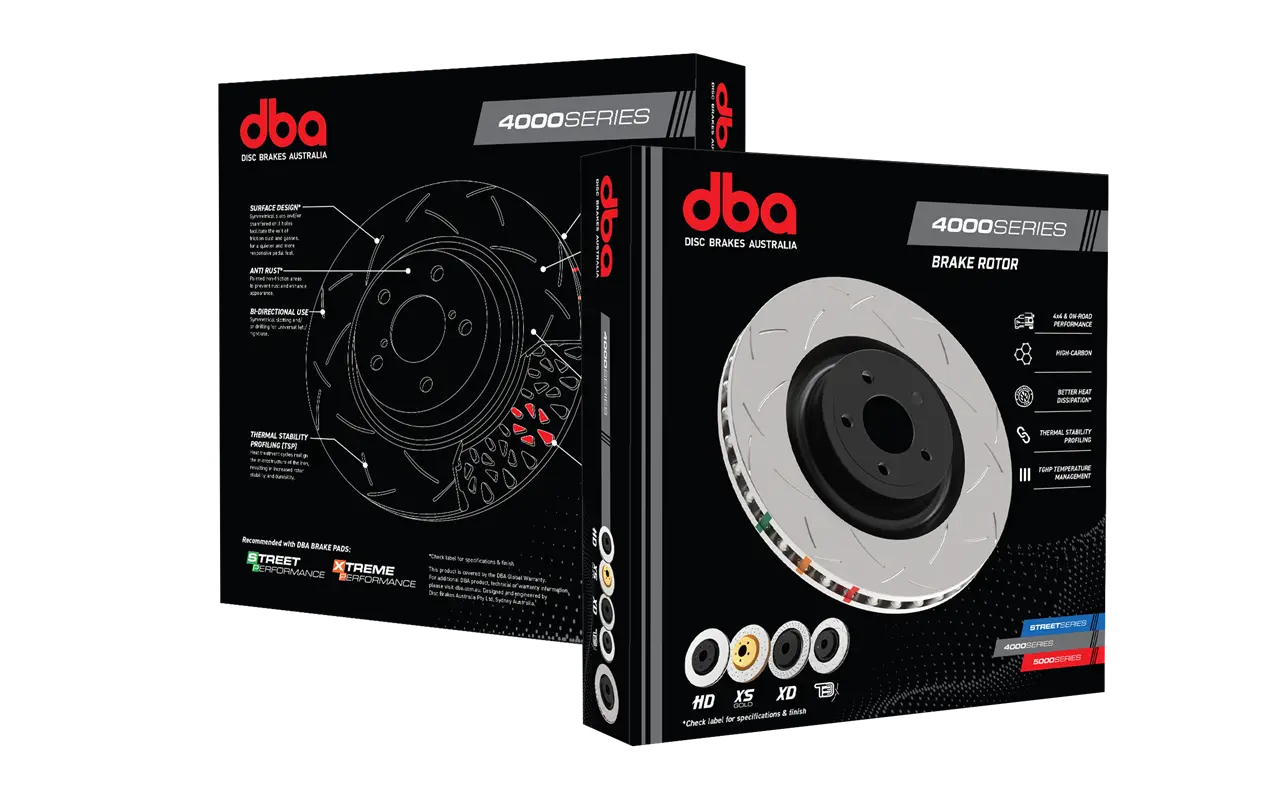 DBA Performance Brakes - Nissan Patrol Y61 (1997-2013) - 4000 Series - T3 (Vorne) - GPC-Offroad