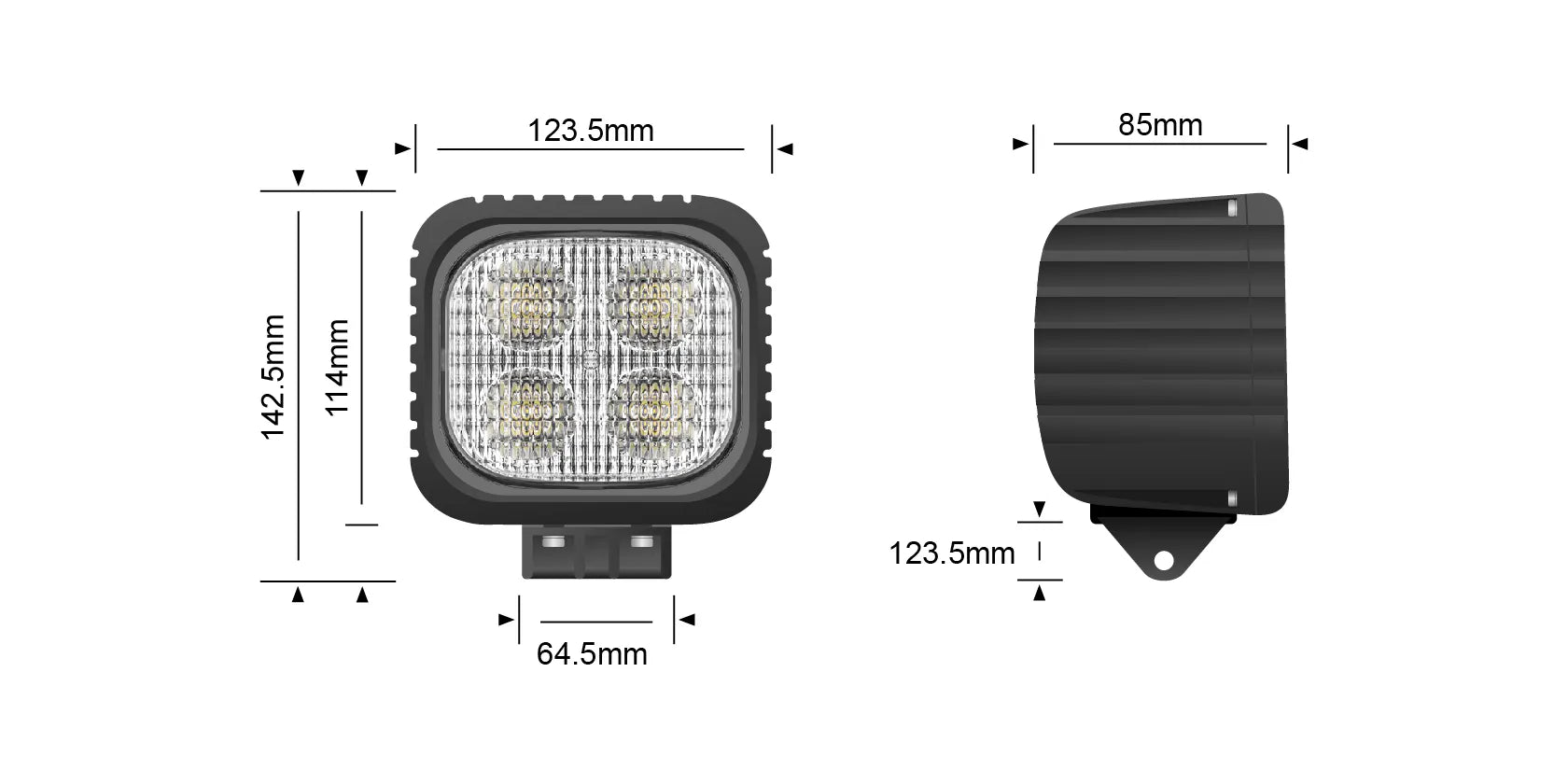 STEDI 40W LED Work Light - GPC-Offroad