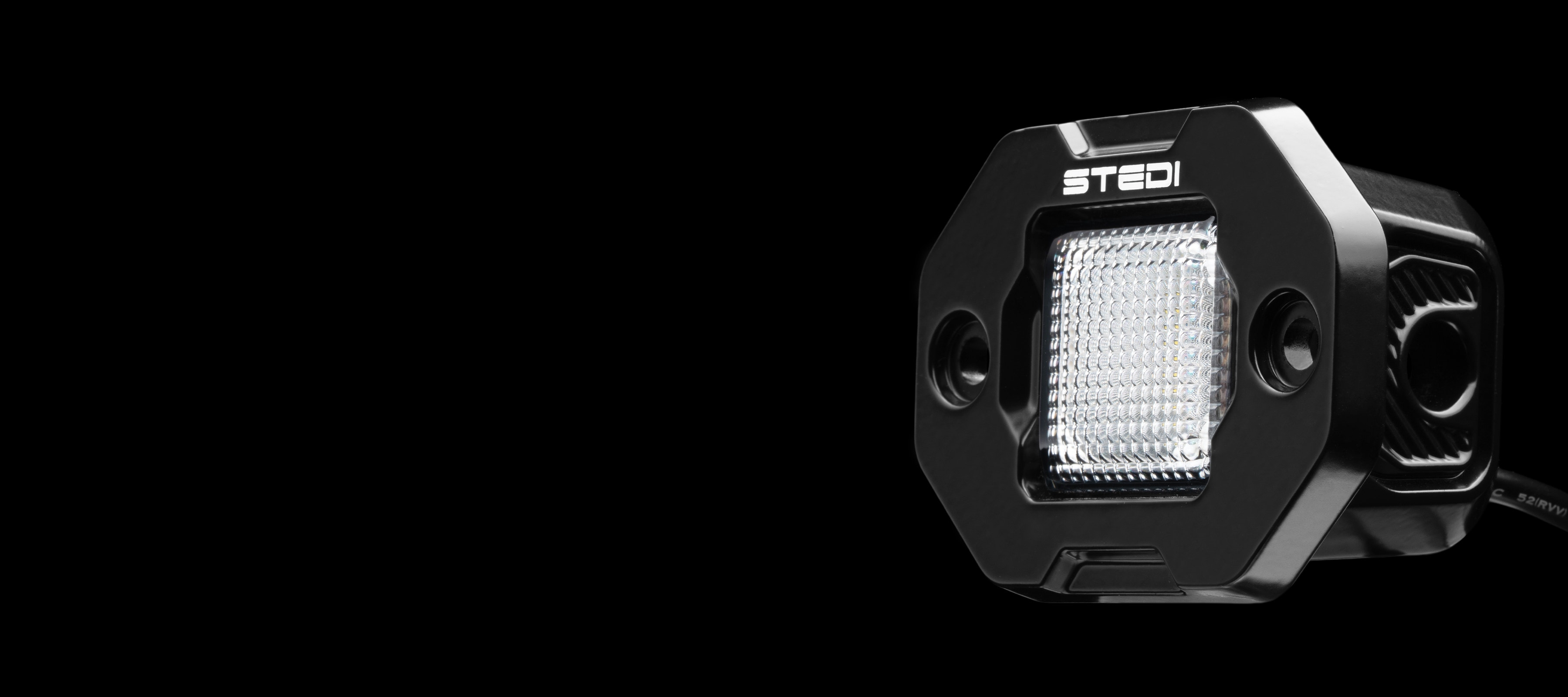 STEDI G1 Black FLUSH Work LED - GPC-Offroad