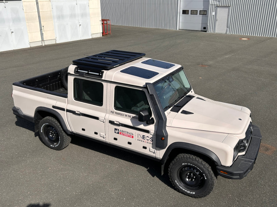 Rhino Rack Pioneer 6 Platform - Ineos Grenadier Quartermaster - 900x43