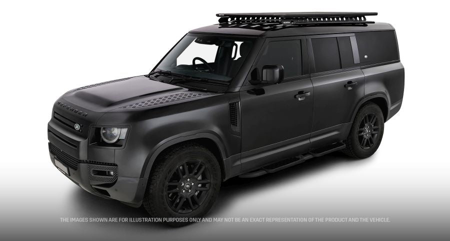 Land Rover New Defender ab 2020- (130; m. Reling) - Rhino Rack Pioneer 6 Plattform (2100x1240mm) inkl. Backbone - GPC-Offroad