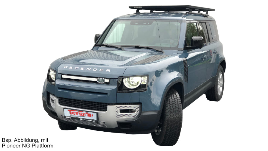 Land Rover New Defender ab 2020- (110) - Rhino Rack Pioneer 6 Plattform (2100x1240mm) inkl. RLT600 Fußkit - GPC-Offroad