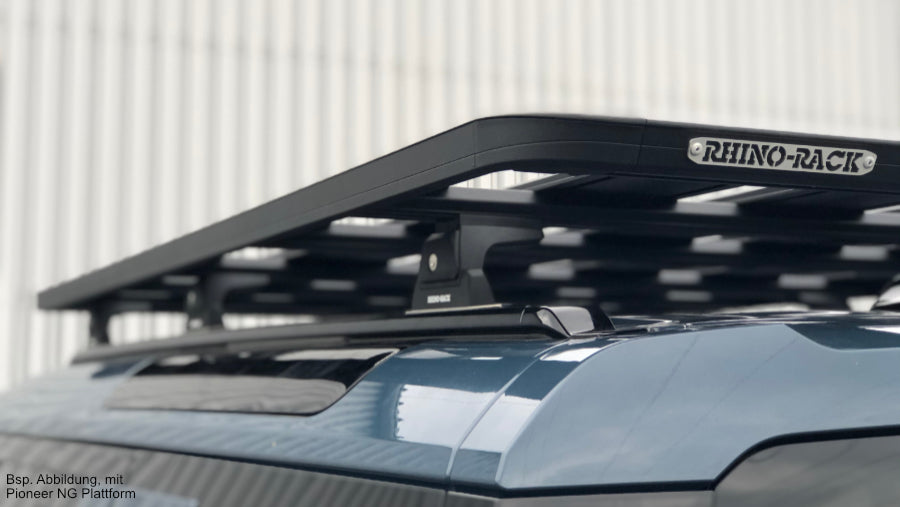 Land Rover New Defender ab 2020- (110) - Rhino Rack Pioneer 6 Plattform (2100x1240mm) inkl. RLT600 Fußkit