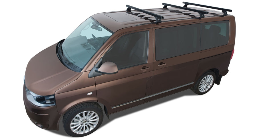 RHINO RACK HD Querträger 1500mm (3 St.), VW T5/T6, Inkl. RLT600 - GPC-Offroad