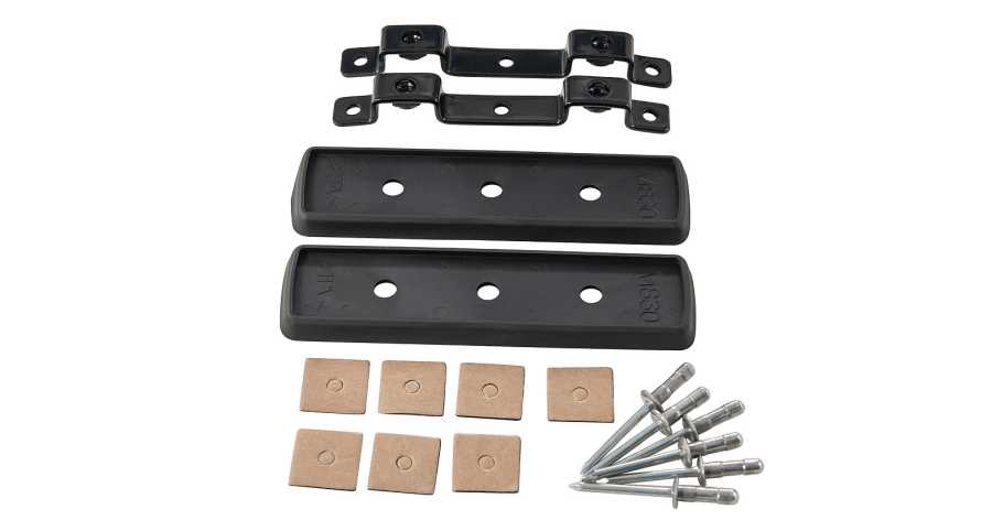 RHINO-RACK™ mounting kit QMFK08 for flat rain gutters, for RLT600 foot kit