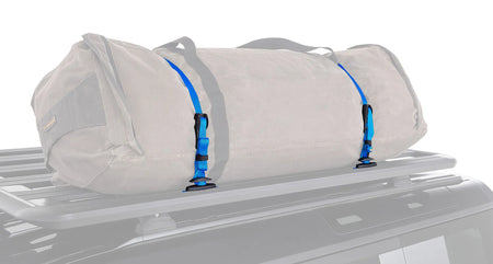 Rhino Rack Zurrgurt Paar, Klemmschloß mit Gummischutz & Zwifloc, 2,2m lang - GPC-Offroad