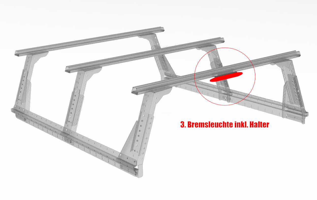 Muli-Rack 3. Bremsleuchte (Für Rhino HD-, Vortex-Querträger & Pioneer Plattform)