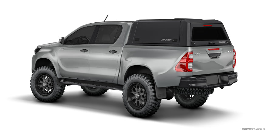 RSI EVO Adventure Edelstahl Hardtop - Toyota Hilux DoKa (2015-) - Schwarz Matt - GPC-Offroad