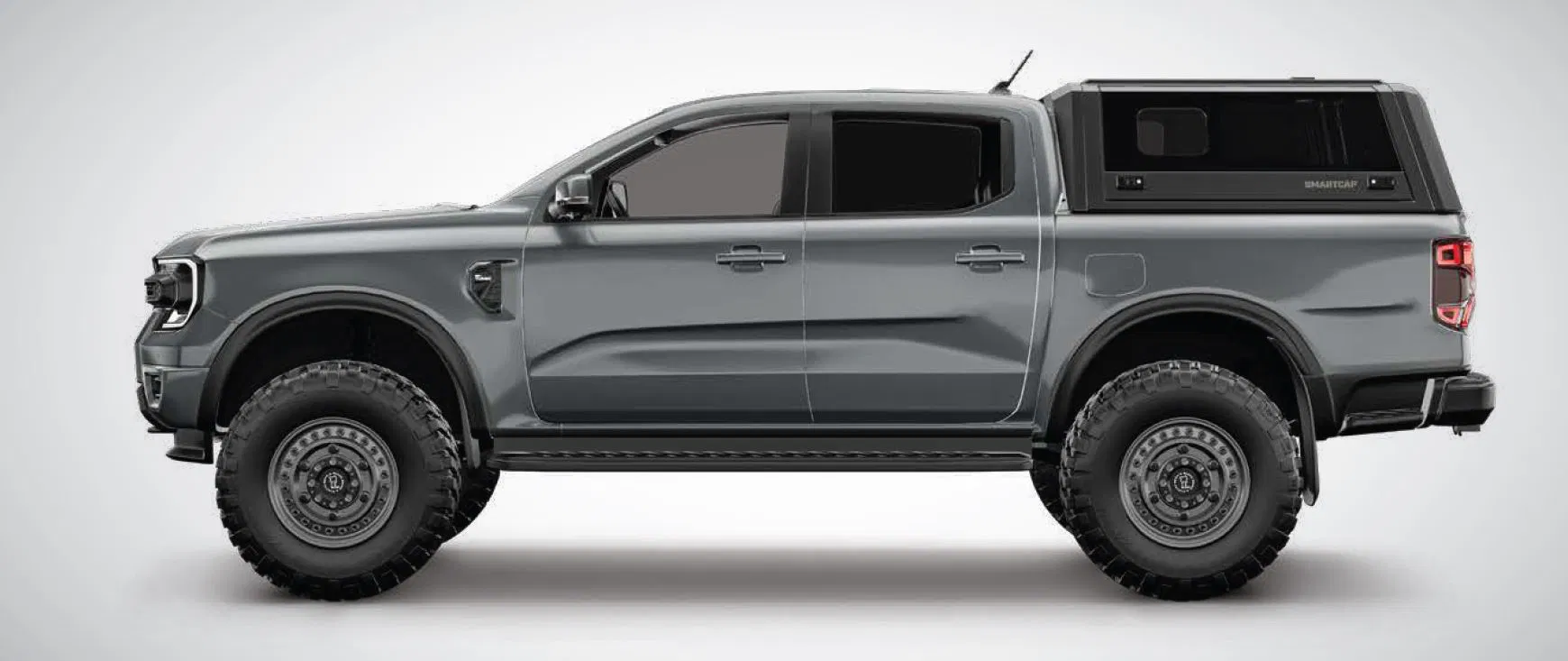 RSI EVO Sport Stainless Steel Hardtop - Ford Ranger DoKa (2023+) - Black Matt