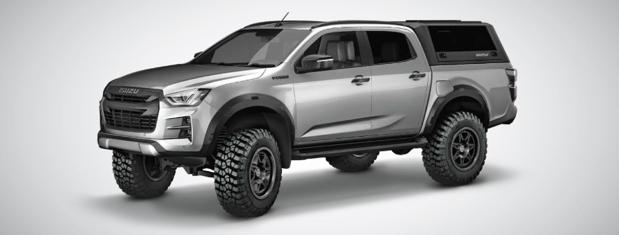 RSI EVO Sport Edelstahl Hardtop - Isuzu Dmax (2022+) - Schwarz Matt - GPC-Offroad
