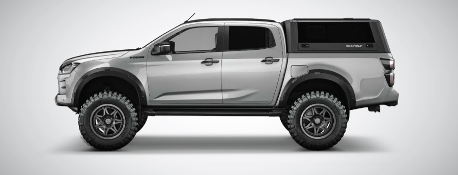 RSI EVO Sport Stainless Steel Hardtop - Ford Ranger DoKa (2023+) - Black Matt