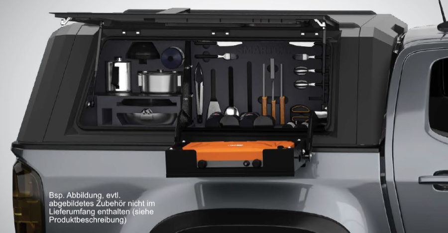 RSI Mart-Küche für Midsize Pickups (Ford Ranger, usw.) - DoKa - Ohne Gaskocher