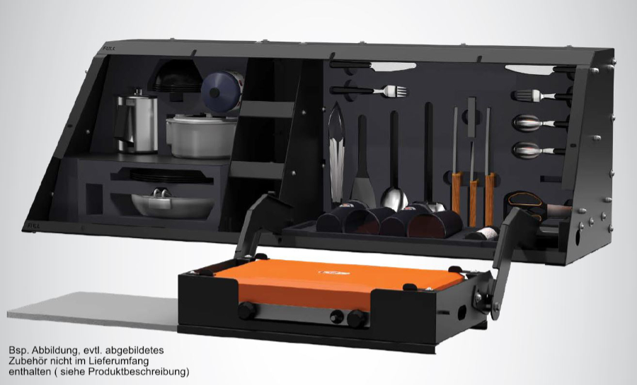 RSI Mart-Küche für Midsize Pickups (Ford Ranger, usw.) - DoKa - Ohne Gaskocher - GPC-Offroad