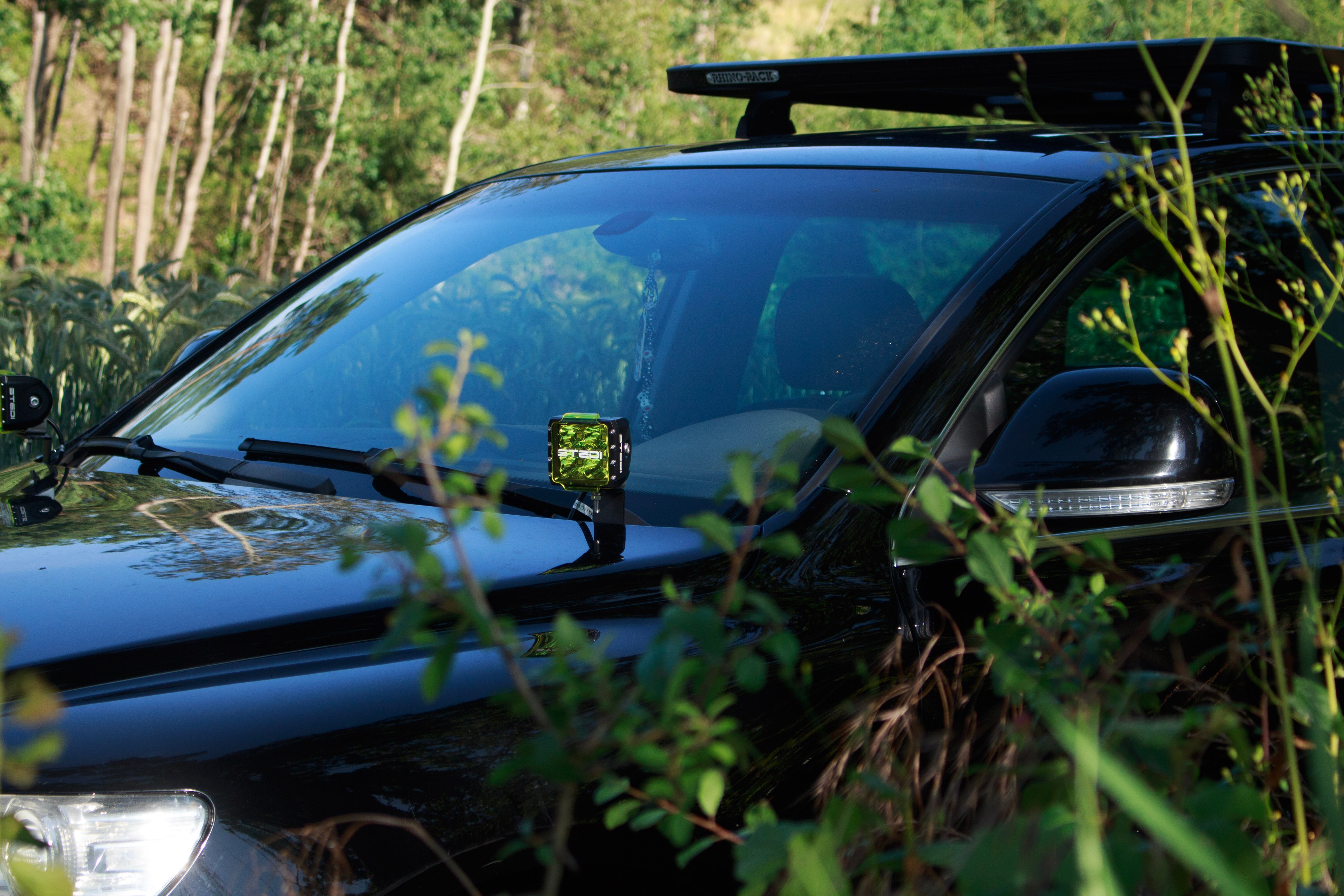 GPC Motorhaubenhalter für LED Spots - VW Touareg 1 (2002-2010) - GPC-Offroad